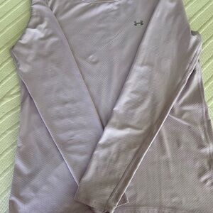 Under Armour Heat Gear Lavendar Long Sleeve Athletic Top